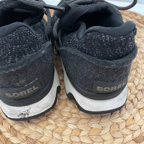 Sorel Kinetic Lace Up Sneakers Black 6.5 - Picture 5 of 7